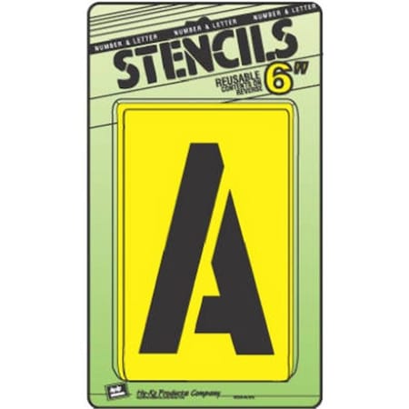 Hy-Ko Hy-Ko Products ST-6 6 in. Letter & Number Stencil Set 300210